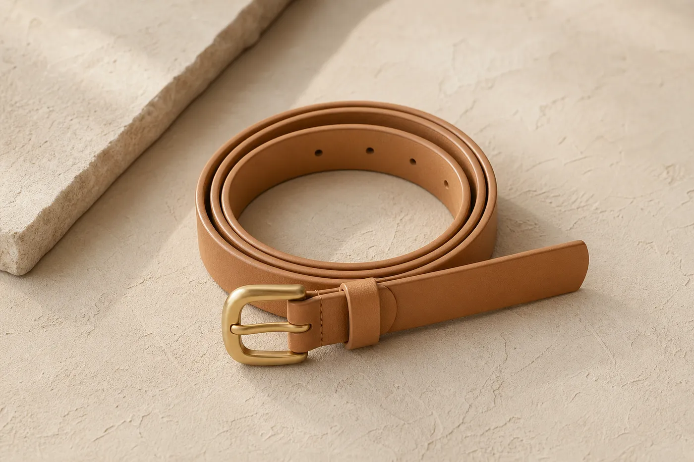 Collection Ceinture Cuir Vegan Fine — Serie 12