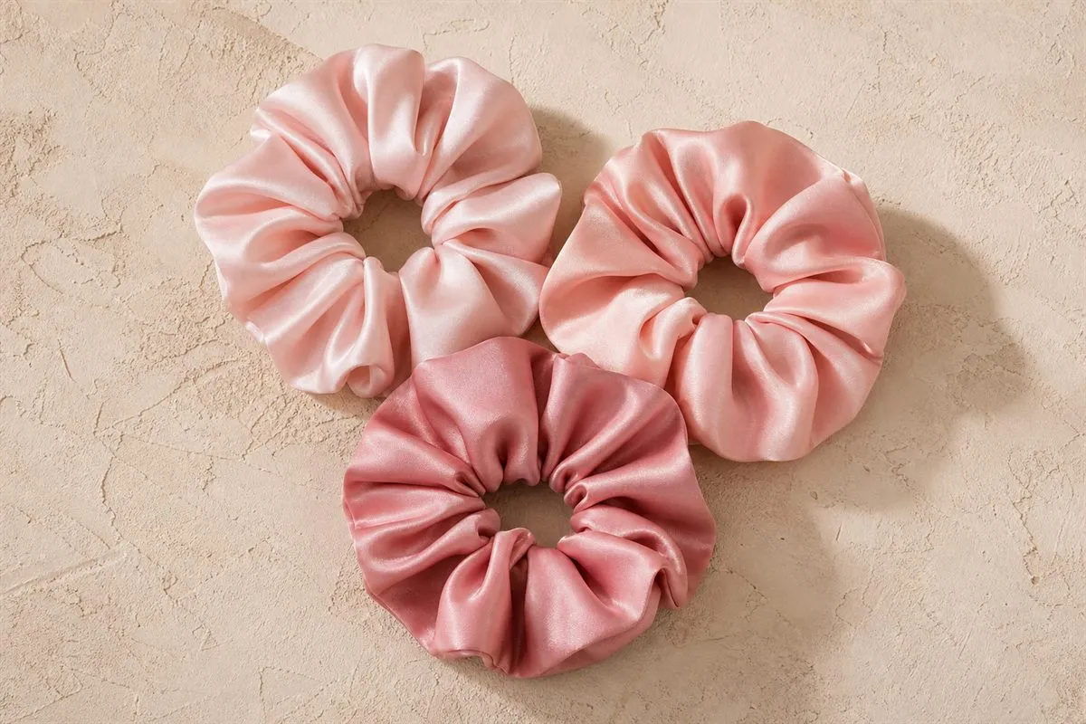 Lot de 3 Chouchous en Soie — Serie 24