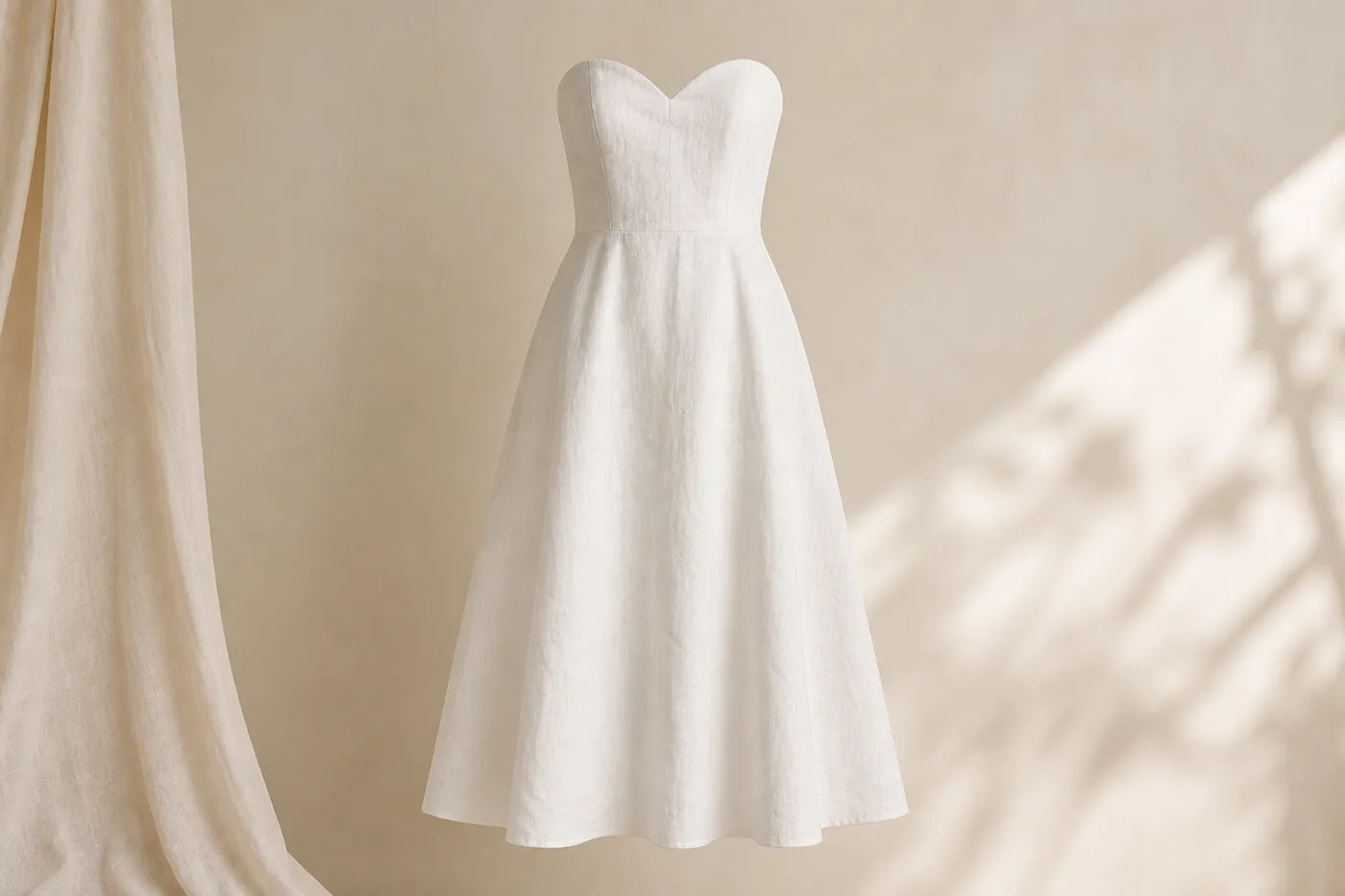 Robe Bustier en Lin Atelier